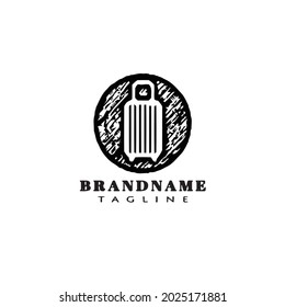 luggage logo icon design template modern vector illustration