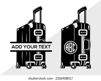 Ilustración de vectores impresos SVG Monograma