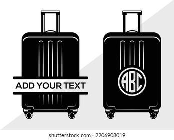 Ilustración de vectores impresos SVG Monograma