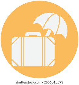 Luggage protection :Vector Icon which can easily modify or edit

