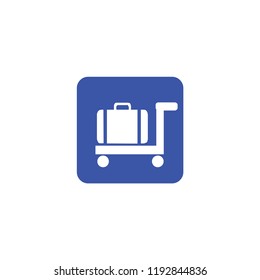 luggage simple icon