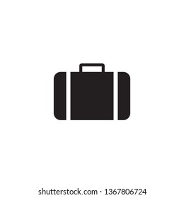 Luggage Suitcase Bag Travel Tourism Icon Vector