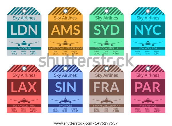 luggage tag labels