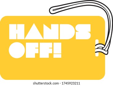 Luggage Tag Template - Hands off