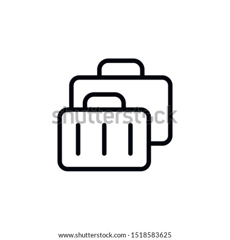 Luggage, travel icon. Element of travel icon. Thin line icon