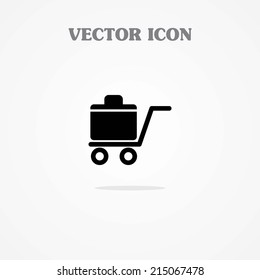  luggage trolley Icon