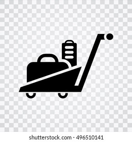 luggage  trolley  icon