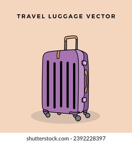 luggage vector graphic element for travel