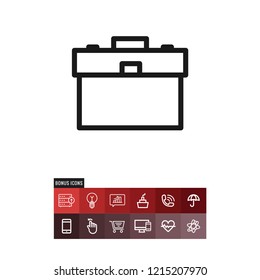 Luggage vector icon