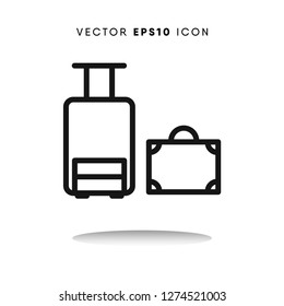 Luggage vector icon