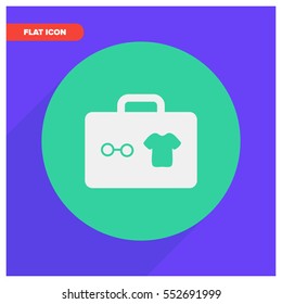luggage vector icon