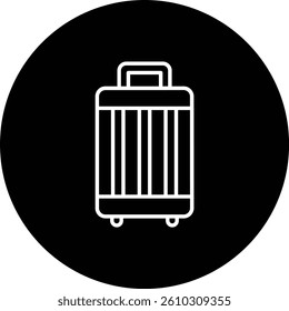 Luggage vector icon. Can be used for printing, mobile and web applications.