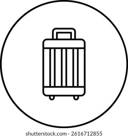 Luggage vector icon. Can be used for printing, mobile and web applications.
