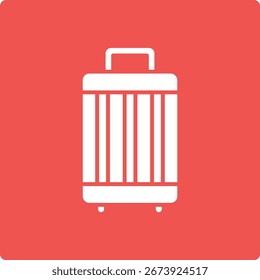Icono de Vector de equipaje. Se puede utilizar para aplicaciones de impresión, móviles y de Web.