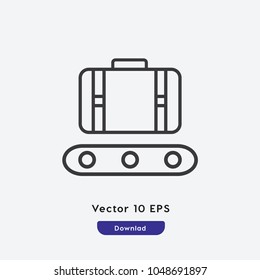 Luggage vector icon. Cargo symbol. Best modern flat pictogram illustration for web and mobile apps design.