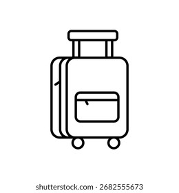 Luggage Vector icon Vector icon concept stock illustration