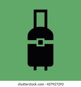 Luggage vector icon illustration