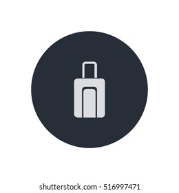 luggage vector icon illustration, for mobile and web design