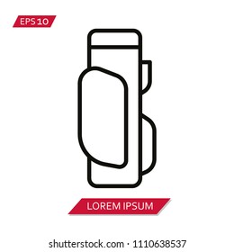 luggage vector icon symbol