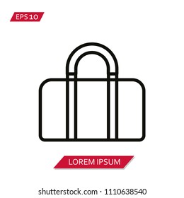 luggage vector icon symbol