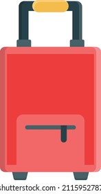 luggage Vector illustration on a transparent background.Premium quality symmbols.Vector line flat icon for concept and graphic design.
