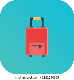 ilustración del vector de equipajes en un fondo transparente.Símbolos de calidad superior.Icono plano de línea vector para el diseño de concepto y gráfico.
