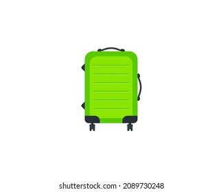 Luggage vector isolated icon. Emoji illustration. Baggage vector emoticon svg