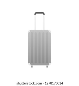 Luggage, vector isolated on white background