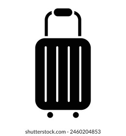 Design des Icons der Vektorgrafik des Gepäcks