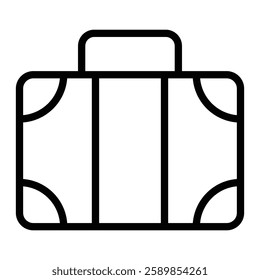 Luggage Vector Line Icon Design For Personal And Commercial use