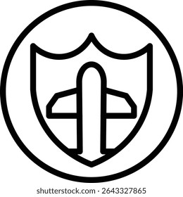 Luggage Vector Line Icon Design