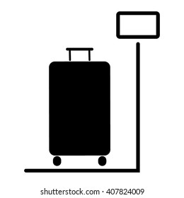 Luggage weighing