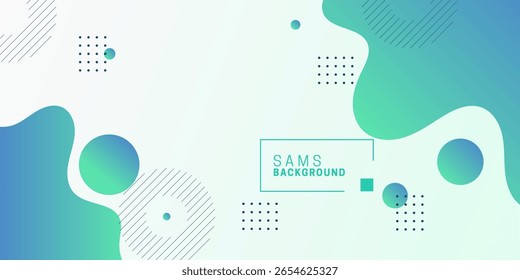 fundo abstrato luid gradações coloridas azul e verde. fundo moderno.trendy