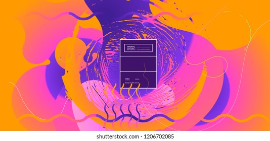 luid color background. Liquid shape . Eps10 vector.