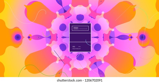 fondo de color luido. Forma líquida. Vector Eps10.
