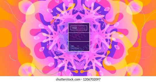 luid color background. Liquid shape . Eps10 vector.