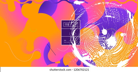 fondo de color luido. Forma líquida. Vector Eps10.