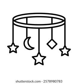 Lullaby toy Black and white logo