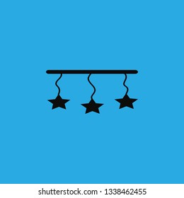 lullaby toy icon vector