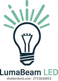Icono de bombilla led Lumabeam que representa la innovación y las soluciones de iluminación de bajo consumo