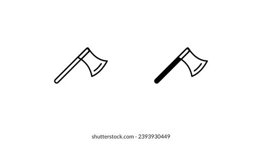 lumber jack icon with white background vector stock illustration