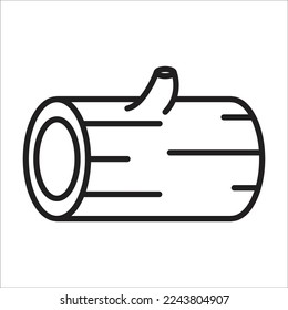 lumber - log - wood plank icon vector design template