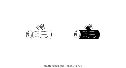 Lumber set icon with white background vector stock illustration