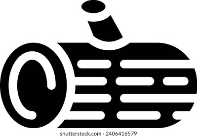 Lumber single vector line icon