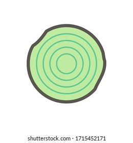 Lumber vector icon design on white background.