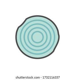 Lumber vector icon design on white background.