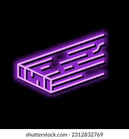 lumber wood timber neon light sign vector. lumber wood timber illustration