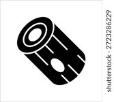 lumber wood vector icon line sign