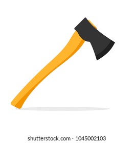 Lumberjack Axe Icon. Сonstruction tools clipart isolated on white background