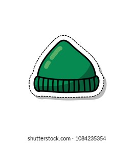 lumberjack hat doodle icon